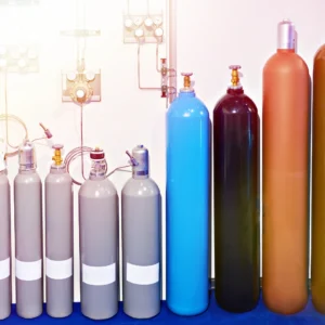 Compressed gas cylinder safety and identification training visual for Ontario workplace standards