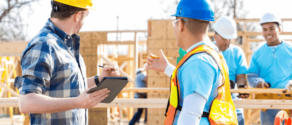 Continuous improvement plan for occupational health and safety illustrated with proactive and reactive risk management concepts.