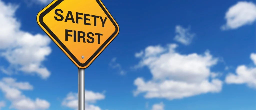 Workplace safety image showing risks of reversing vehicles and the importance of signallers and traffic control plans in industrial facilities.